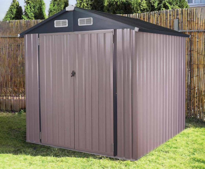 6x8ft storage shed